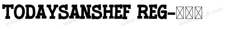 TodaySansHEF Reg字体转换